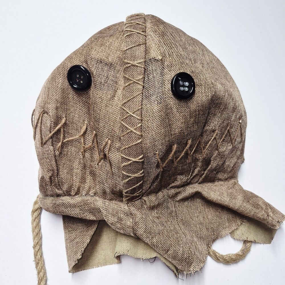 Trick r Treat Sam Burlap Mask Trick or Treat Studios Cosplay Horror Halloween